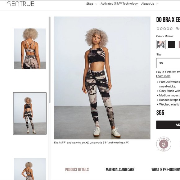 Gentrue Do bra and Do legging sold together - Picture 1 of 11